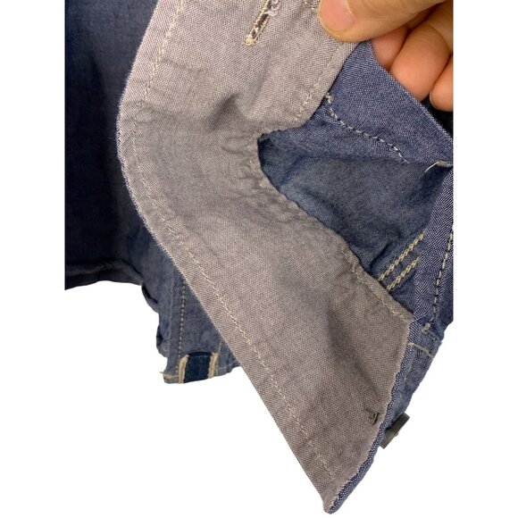 Lot Of 2 Mens Shirts Weatherproof Denim Button-Up & Van Heusen Polo M 8862 - Picture 8 of 11